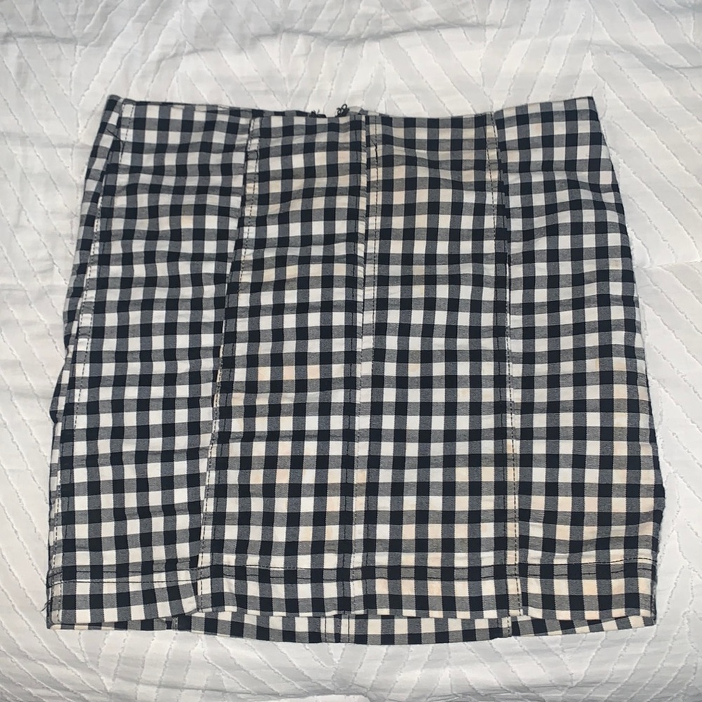 Free people checkered skirt